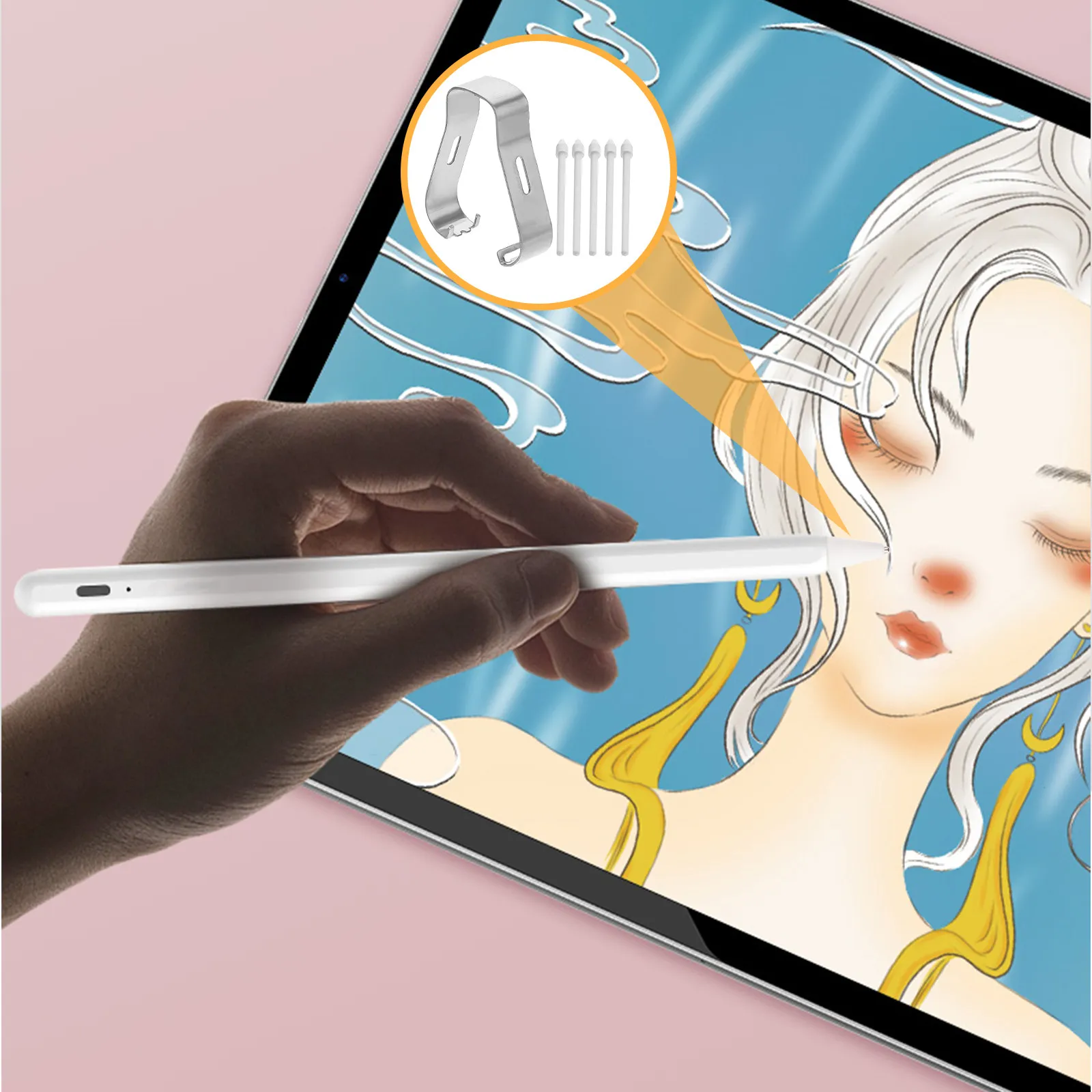 

1Set Electric Tablet Screen Stylus Pen Refill Premium Replacement Nibs for Phone Writing Note-Taking Gaming Fast Install Stable