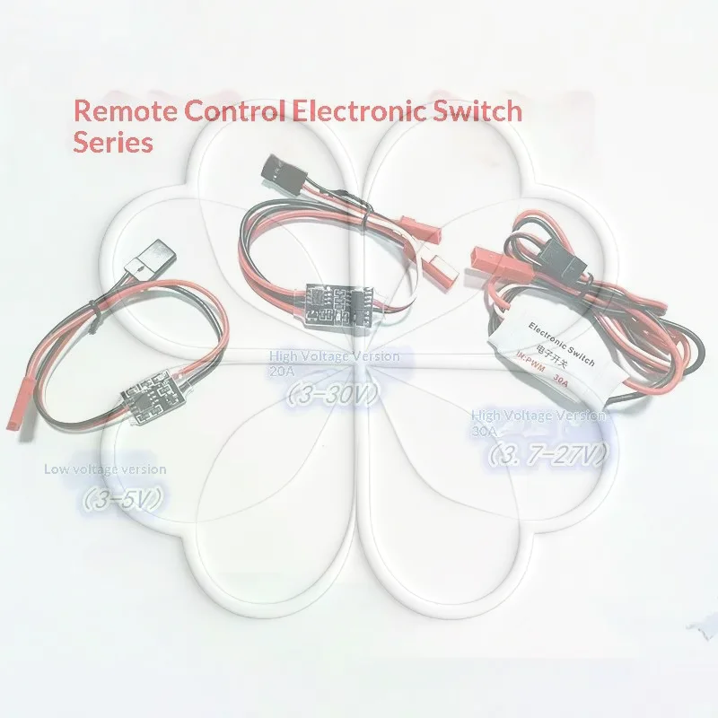 Remote Electronic Switch Module 2-30A 3-30V High Current PWM Control for Student Electronic Experiment DIY Production