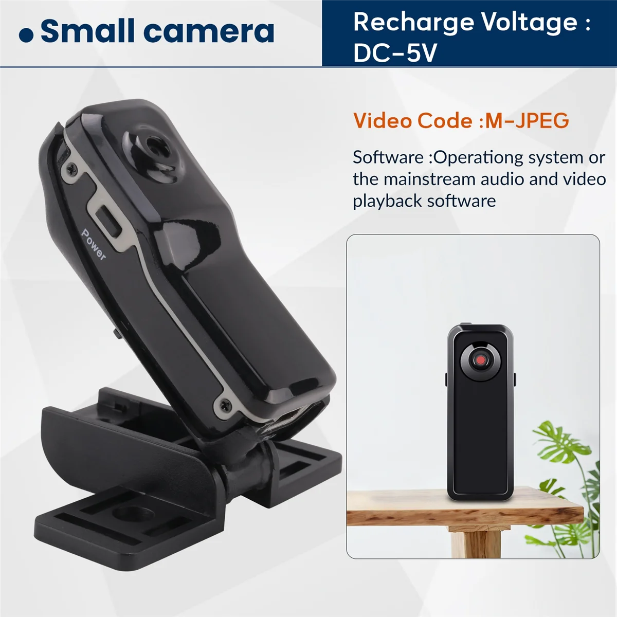 ABGISport ビデオカメラ MD80 ミニカメラ DV 音声ビデオレコーダーミニカム屋外ハイキングヘルメットポータブル Camaras