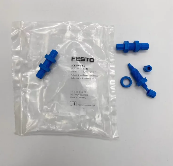 5PCS New Original FESTO connector SCK-PK-3-KU 9387 SCK-PK-4-KU 9388 SCK-PK-6-KU 9389 SCK-PK-9-KU 9390