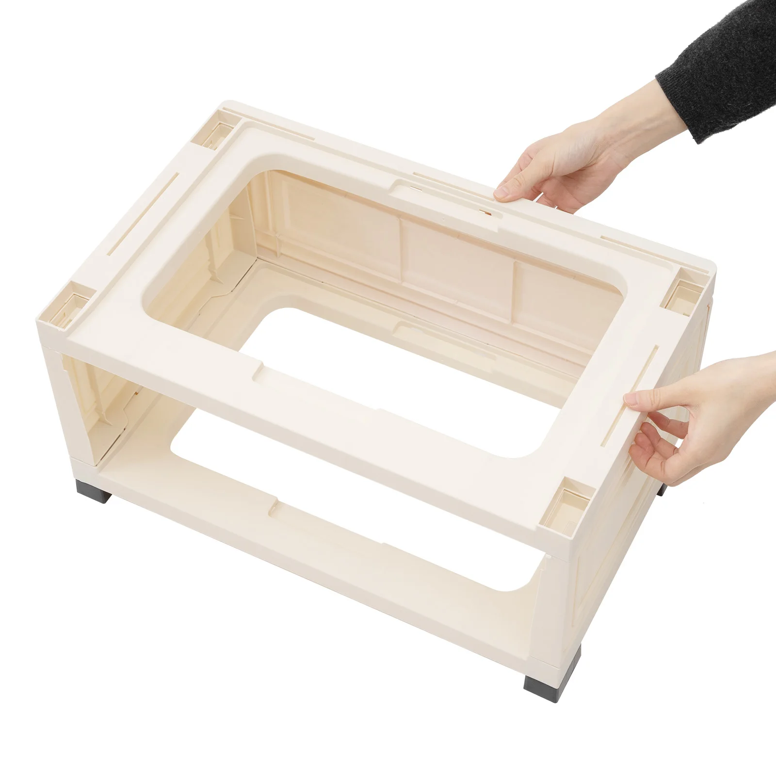 Rollbarer Schubladenorganizer aus Kunststoff, Aufbewahrungsschubladen mit Rollen, 6-Schubladen-Kommode für Schlafzimmer, Wohnzimmer – Detail 10