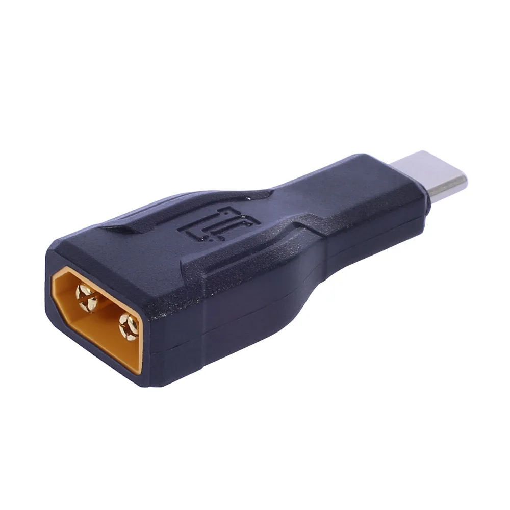 Typ C auf XT60 auf USB C Ladestecker Unidirektionaler Stromkonvertierungsadapter für Energiespeicher Power Solarpanels Modellflugzeuge – Detail 7