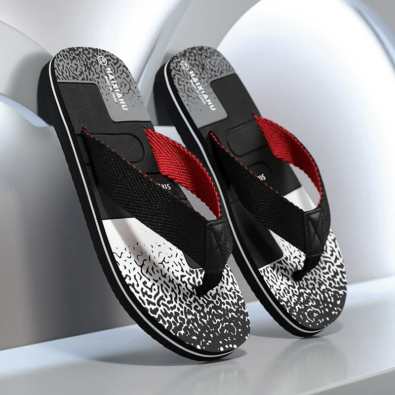 Men Flip Flops High Quality Brand Summer Beach Flip Flops Men Fashion Summer Outdoor Sandal  Brand Summer Men Beach Flip