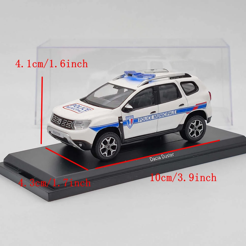 Norev 1/43 For Dacia Duster POLICE MUNICIPALE 2020 Diecast Models Car Christmas Gift Limited Collection