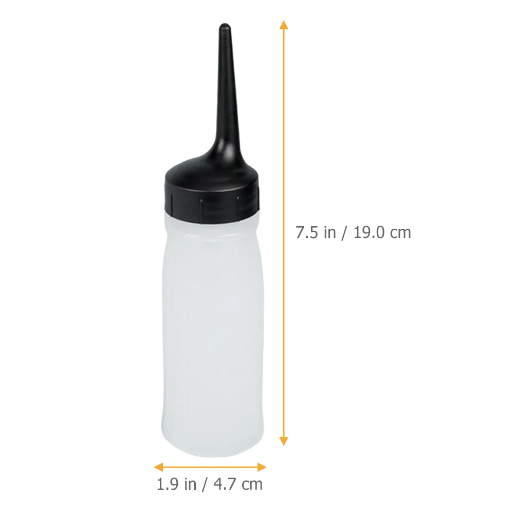 3 Pcs Oil Applicator Bottle for Hair Dry Cleaning Dye Refillable Aldult Squeeze Bottles