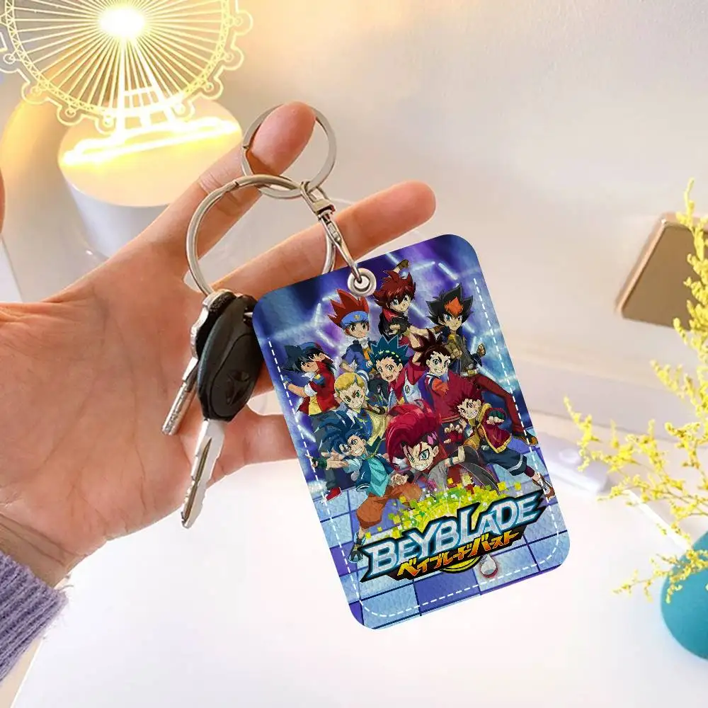 أنيمي b-Beyblade انفجار 2025 مكتب التموين الرجال والنساء بطاقة الائتمان Keyrings بطاقة الطالب حامل بطاقات التعريف الشخصية بطاقة حامل الاعتماد #2