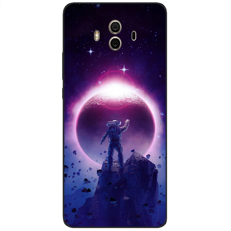 لهواوي ماتي 10 لايت/10 برو/mate10 ALP-L29 ALP-L09 ALP-AL00 كابا لهواوي ماتي 10 برو حافظة سوداء الوفير سيليكون غطاء الهاتف