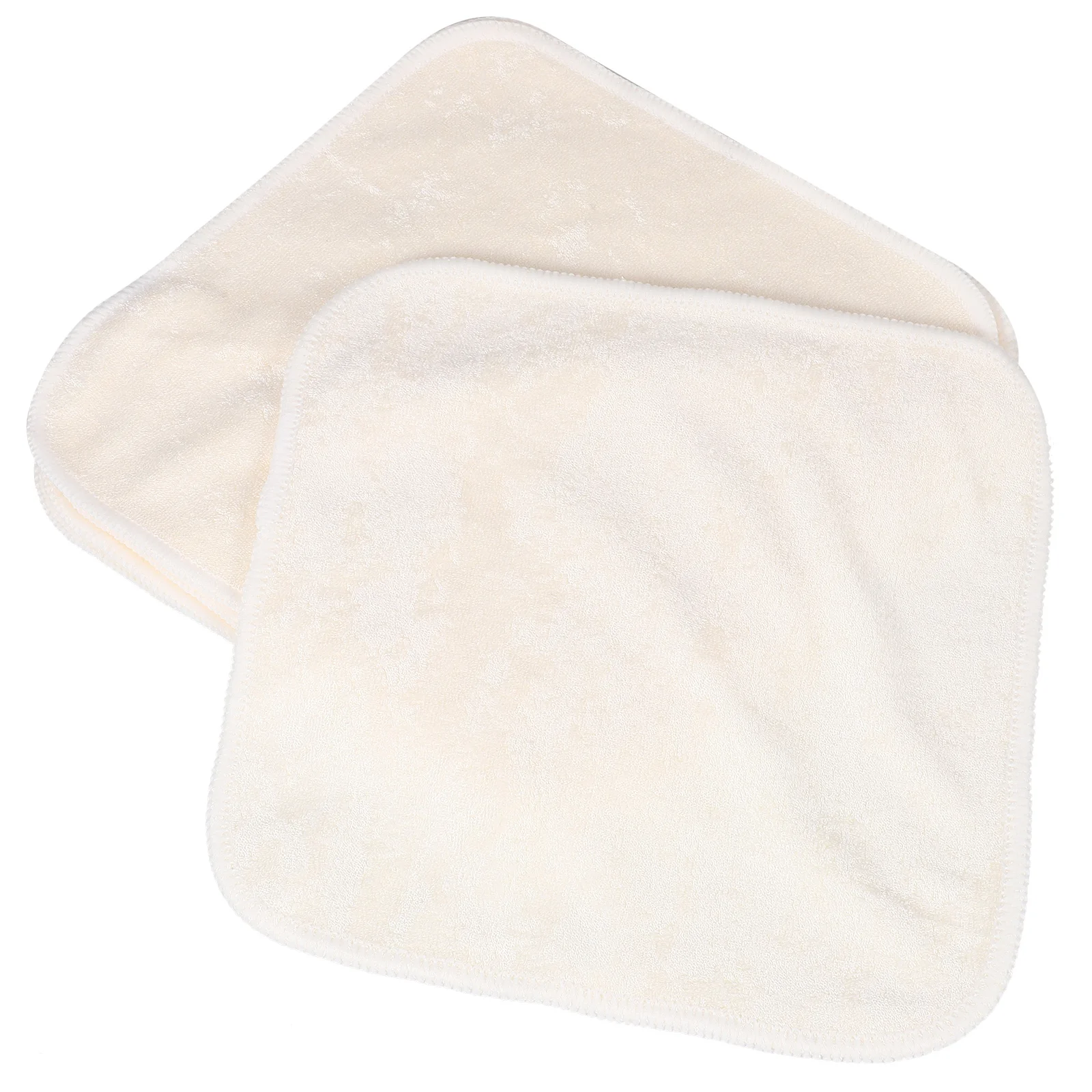 

5pcs Bamboo Fiber Face Towels Reusable Washable Soft Exfoliating Face Washing Cloths For Skincare Travel Lightweight Absorbent