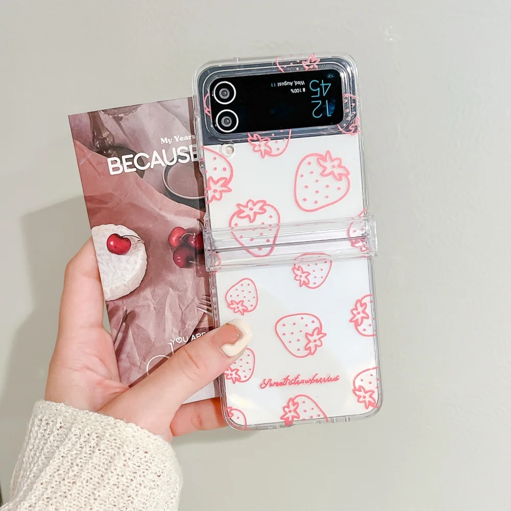 Przezroczyste etui ochronne na zawiasy do telefonu Samsung Galaxy Z Flip8 Flip7 Flip3 Flip4 Zflip5 Flip7FE Flip6, odporne na wstrząsy — zdjęcie produktu 2