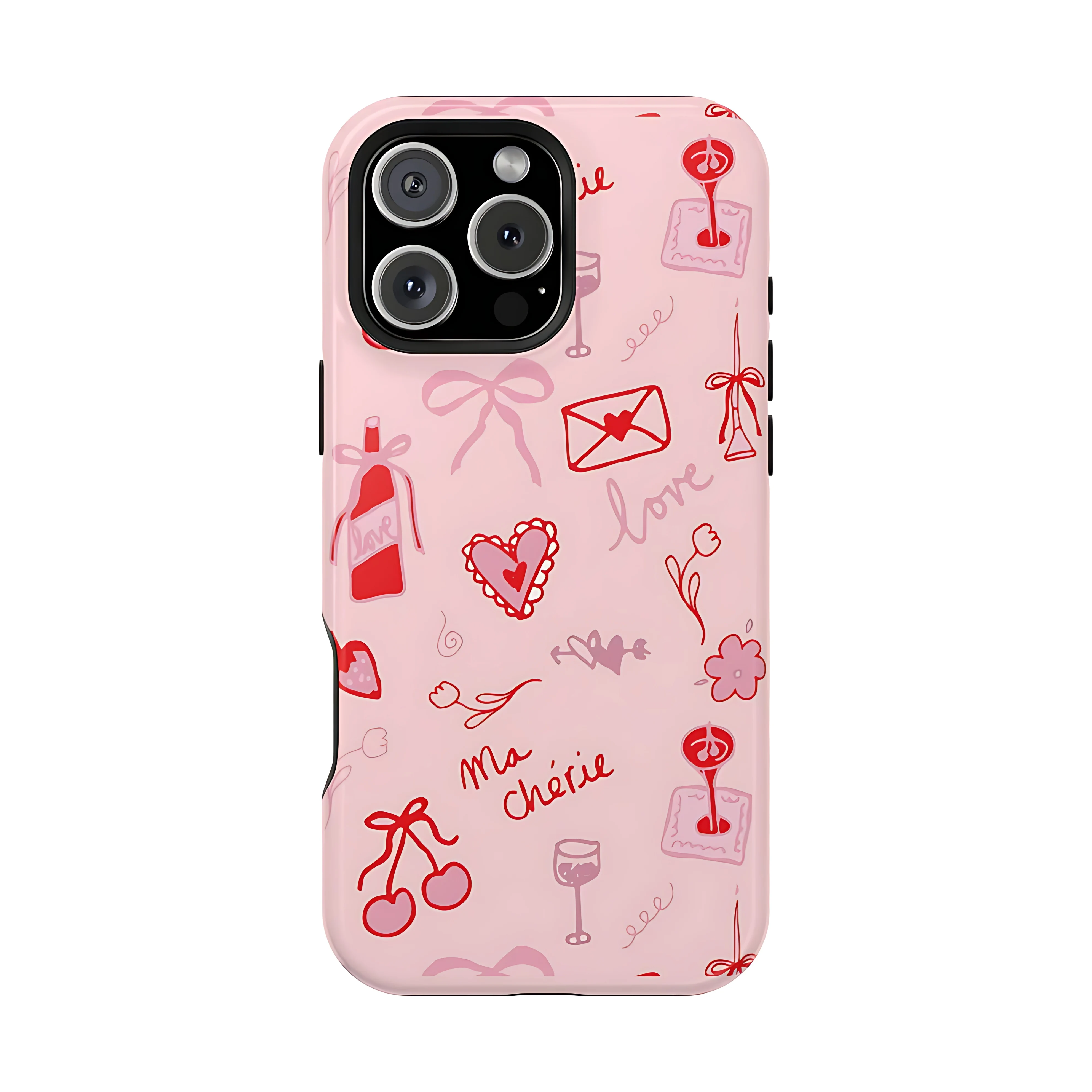 Luksusowe etui na telefon w stylu Y2K z kwiatowym wzorem dla iPhone 17 16e 16 15 14 13 12 11 X XS XR XSMAX 7 8 Air Pro Max Plus, dwuwarstwowe — zdjęcie produktu 4