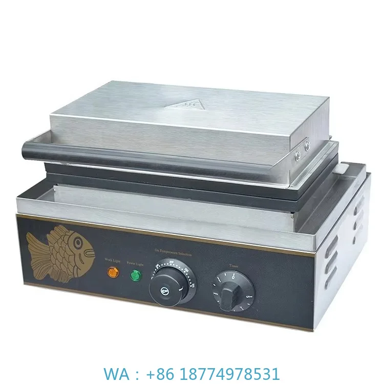 Mini Fish-Shaped Pastry Forming Station Multi-Scenario Layout For Uniform Taiyaki Waffle Commercial & Mobile Catering Shaping