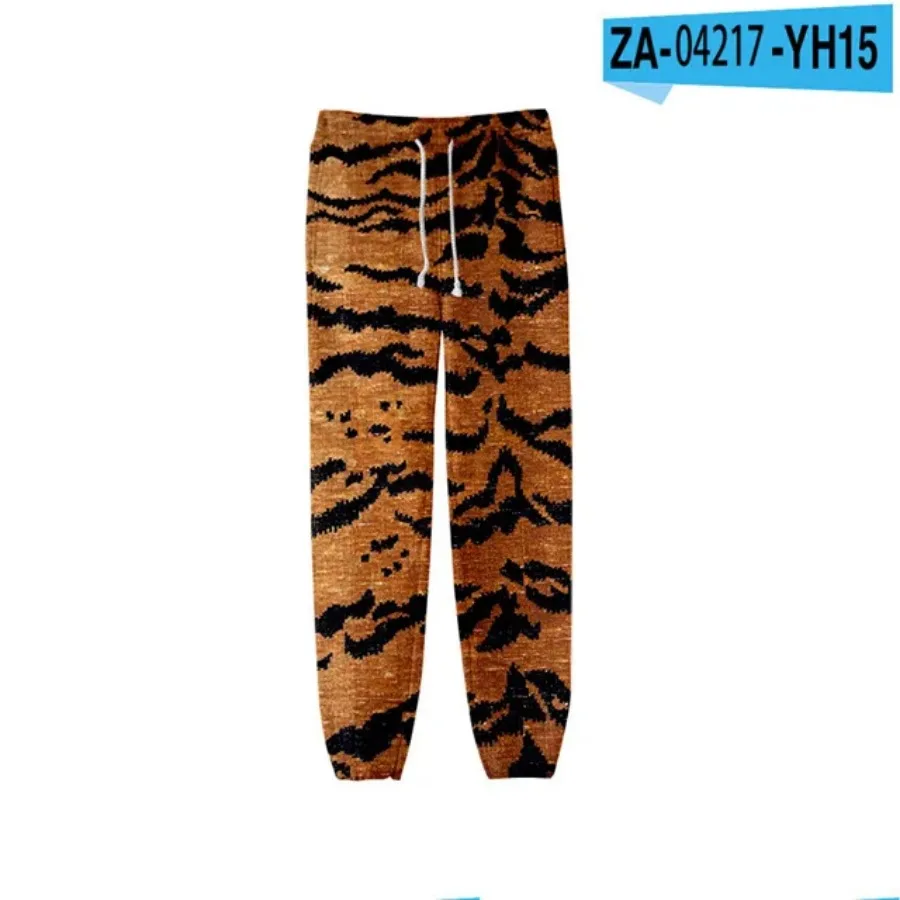 Animal Tiger Sweat Pants 3D Joggers Pants Casual Trousers Men/Women Hip Hop Sweatpants Pantalon Homme Streetwear