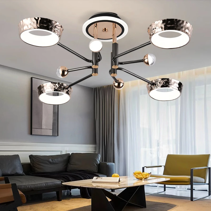 Modern LED ceiling lamp living room Ceiling chandelier bedroom light Restaurant kitchen lighting hotel interior lamps home decor