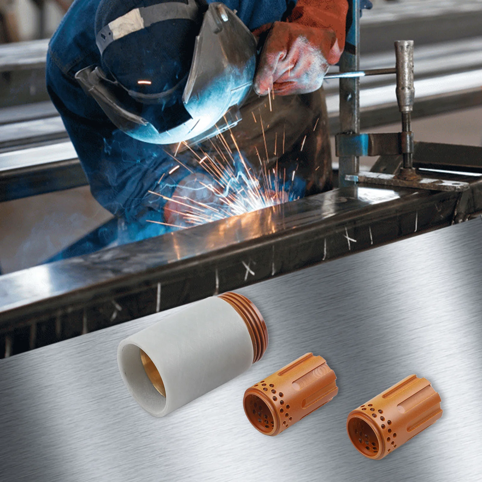 

Metal Cutting Accessories Retaining Cap Plasma Cutting Accessory For Plasma Cutting Tools Quality Control Standards For PMX 1000
