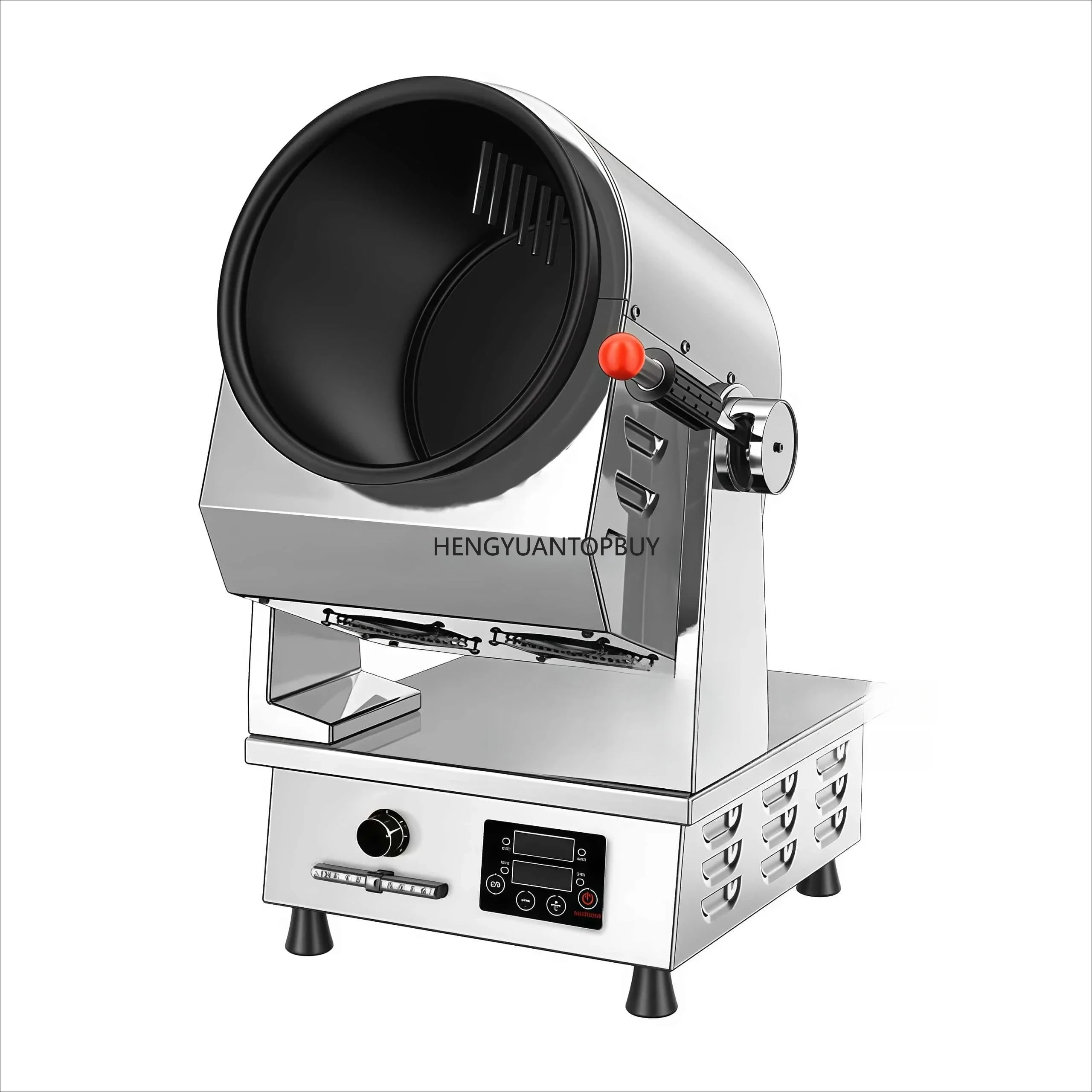 Restaurant Kitchen Automatic Rotating Fried Rice Stir Fry Wok Cooking Food Machine Cook Rotational Cooker Equipment