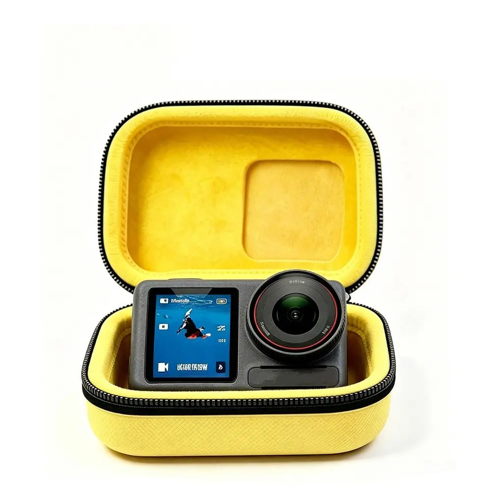 Multicolor Camera Carrying Bag Soft Lining EVA Sports Camera Storage Bag Press Resistance Shake-proof Action Camera Case