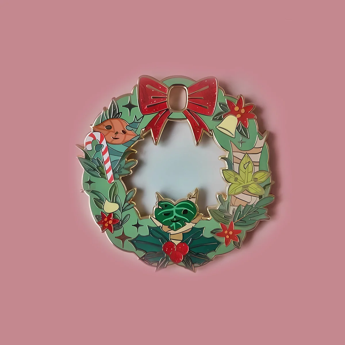 Korok Wreath Enamel Pin