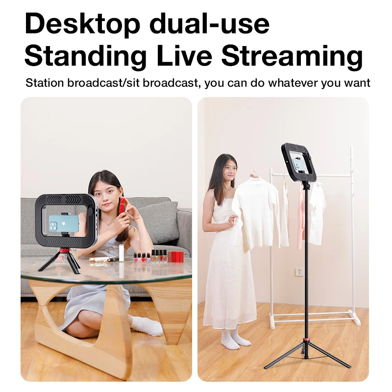 LED حلقة الضوء بلوتوث صورة شخصية ضوء الهاتف فيديو استقرار جهاز محمول للهواتف الذكية يوتيوب تسجيل الدخول ماكياج لايف TikTok