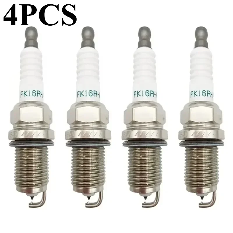 

4PCS Dual Iridium Spark Plug 9091901265 FK16RA8 for Toyota Prius C 1.5L 12-19 Yaris AQUA FK16R-A8 90919-01265