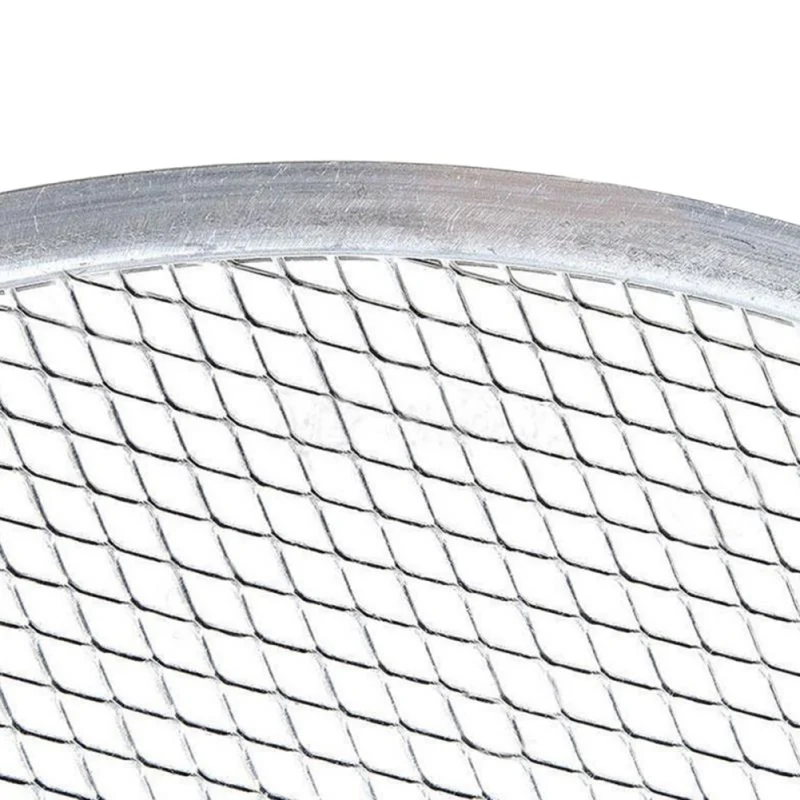 1pcs Pizza Baking Screen Aluminum Round Mesh Pizza Screen Baking Thin Crust Tray Mesh Aluminum Wire Pan Pizza Baking Tool