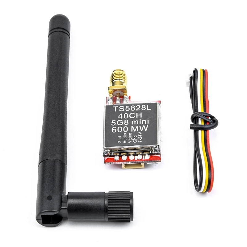 

TS5828L 600 МВт 5,8 ГГц 40CH мини-передатчик FPV VTX светодиодный дисплей крошечные RC FPV камера очки дрон DIY аксессуары модуль