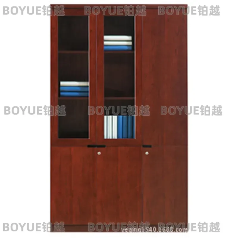 Solid Wood Filing Cabinet Office Bookcase Storage Shelf Wooden Document Organizer Home Study Furniture Modern Desk Organizer