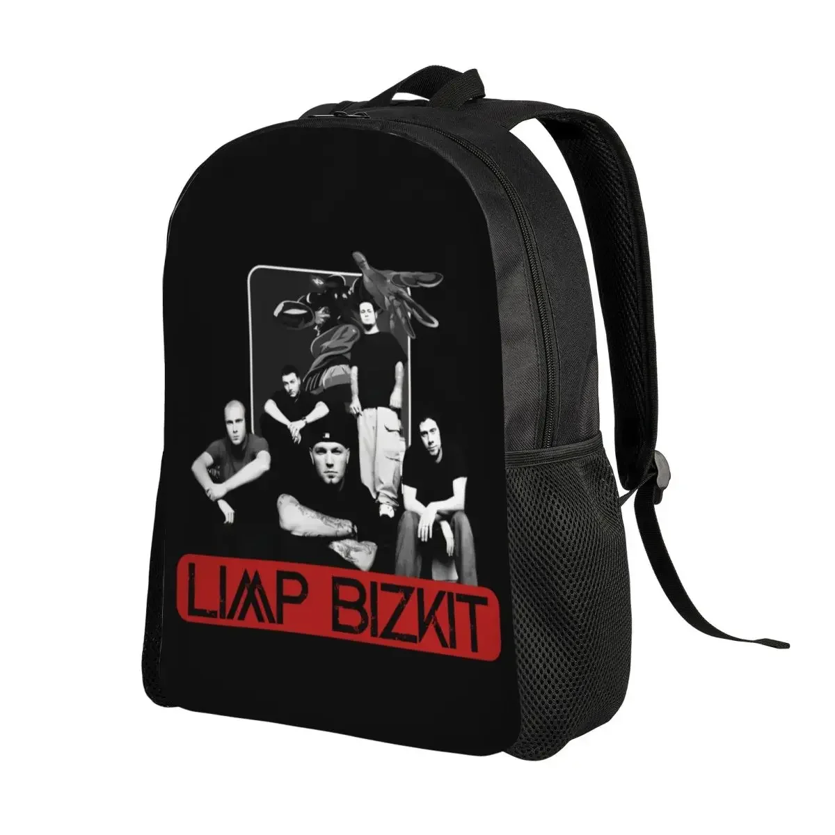 Custom Bizkits Hip Hop Rock Limp Band Backpacks for Women Men Waterproof School College Bag Printing Bookbag