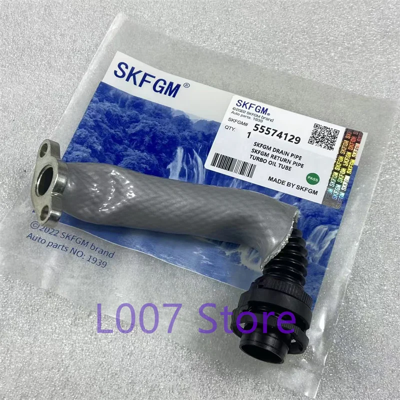 【 Heat-insulated Tough Turbo Oil Return Pipe 55574129 Anti-scald Drain Tube Fit Chevrolet Buick Engine Lubrication Accessory