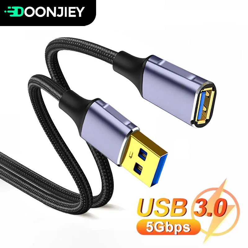 USB 3.0 Extension Cable 5Gbps USB3.0 A to A Male to Female Data Cord USB Extender Cord for PC TV Xbox One U Disk SSD Printer