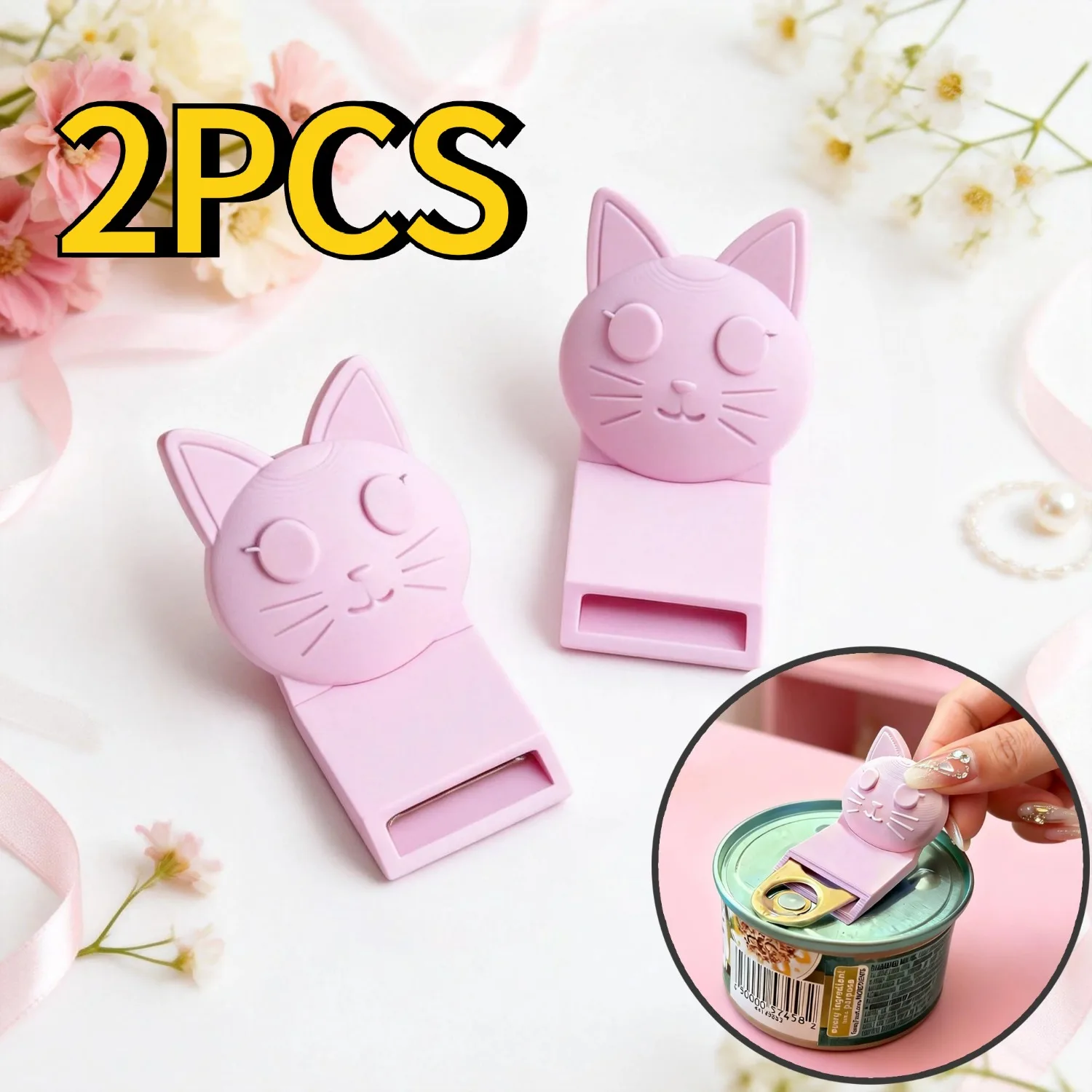 

2PCS Manual Can Opener, Open Can, Canned Beverage, Suitable for Canned Cats/Dogs, Suitable for Nail Art Ladies, Food Can Opener