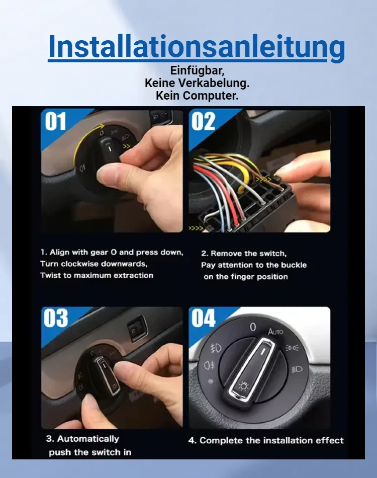Auto Scheinwerfer Schalter Für VW Passat B5 B7 Transporter T5 Tiguan Jetta Mk6 Golf 4 6 Kopf Licht Lampe auto-Schalter Sensor Zubehör – Detail 4