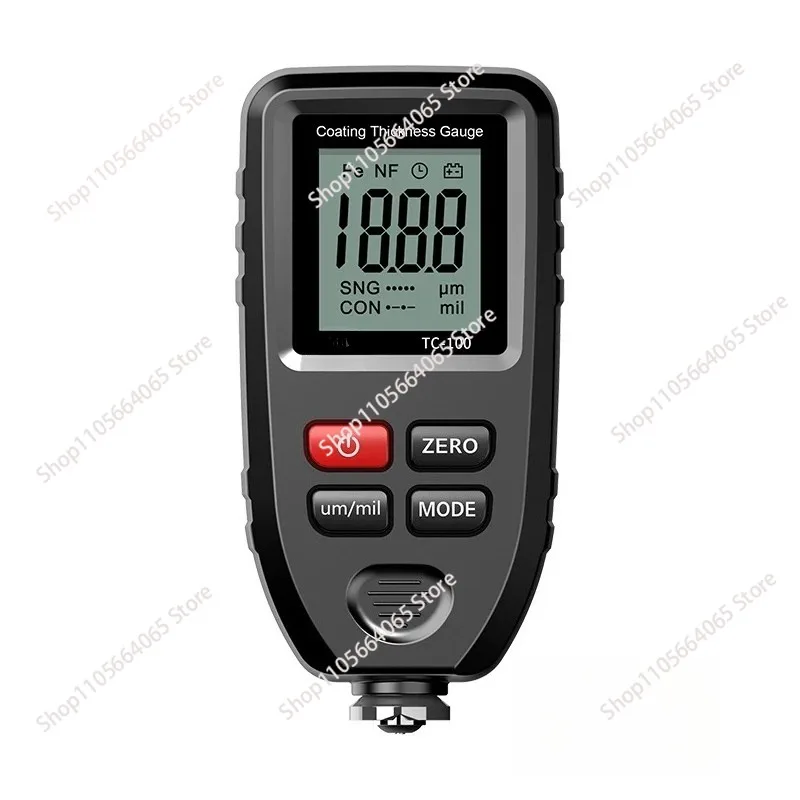 High Precision Coating Thickness Gauge for Automotive Galvanized Coating Film Paint Surface Measuring Instrument TC-100