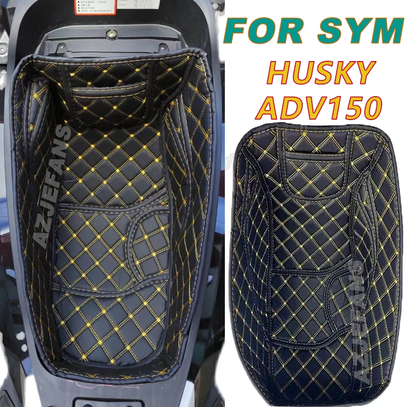 For SYM HUSKY ADV150 ADV 150 Motorcycle Storage Box Seat Bucket Liner Cushion Shockproof Abnormal Noise Prevent Scratches