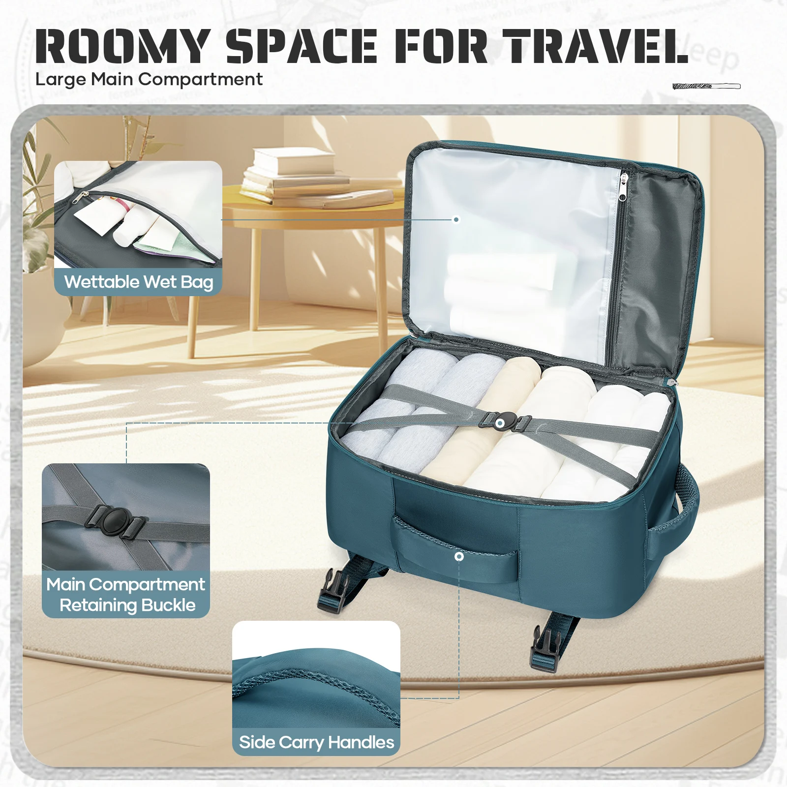 Thumbnail 2 - #4 Trending Cabin Luggage Backpack Right Now