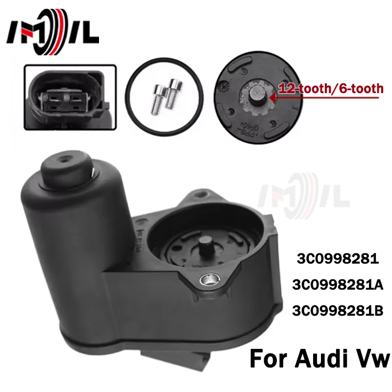 

Adjuster Rear Caliper Parking Brake Servo Motor 6/12 Torx for VW Passat Tiguan CC Audi Q3 Seat 3C0 998 281 3C0998281A 3C0998281B