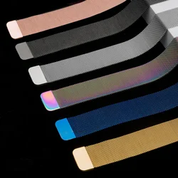 Milanese lusband voor Samsung Galaxy horloge 7/6/5 pro/4/classic/Active 2 correa armband Huawei GT/2e/3/4 20 mm 22 mm horlogeband
