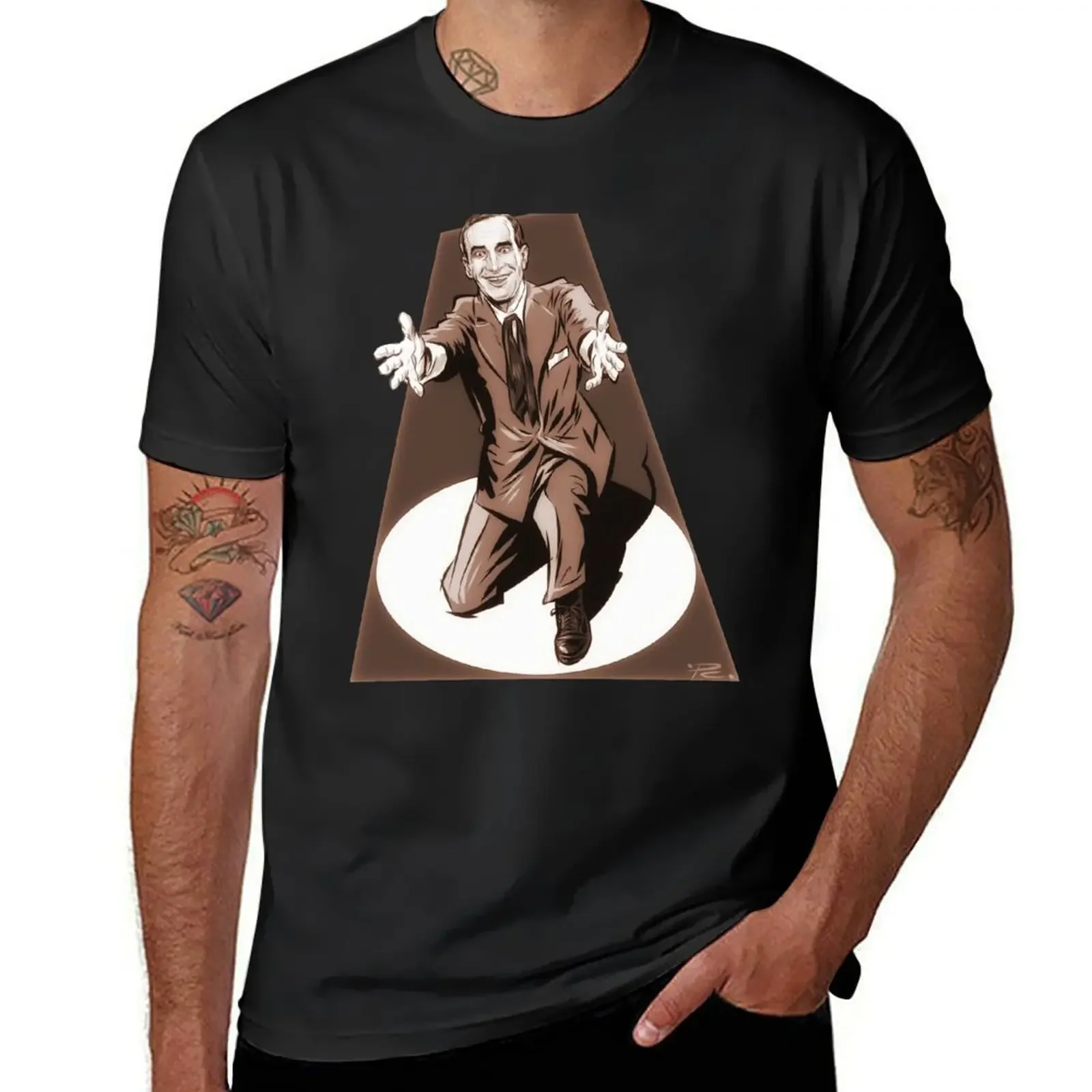 Al Jolson - An illustration by Paul Cemmick T-Shirt boys whites tops t shirts men