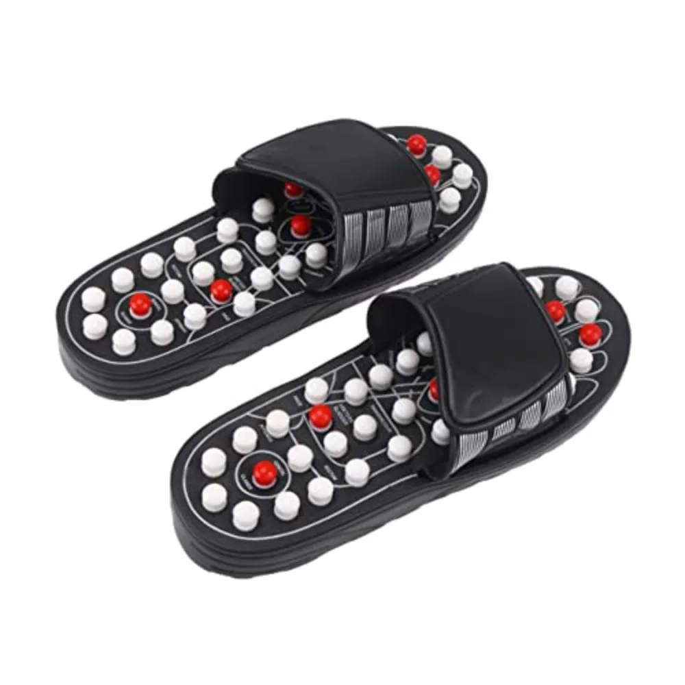 Foot Massage Slippers Reflexology Pressure Point Sandals Acupressure Slides Foot Massager for Home Relaxation Daily Wear