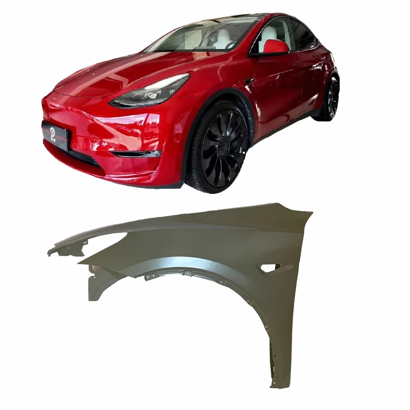 

OEM 1493452-EC-B 1493451-EC-B Steel Car Front Fender for Tesla Model Y 5YJY EV 2020 2021 2022 2023