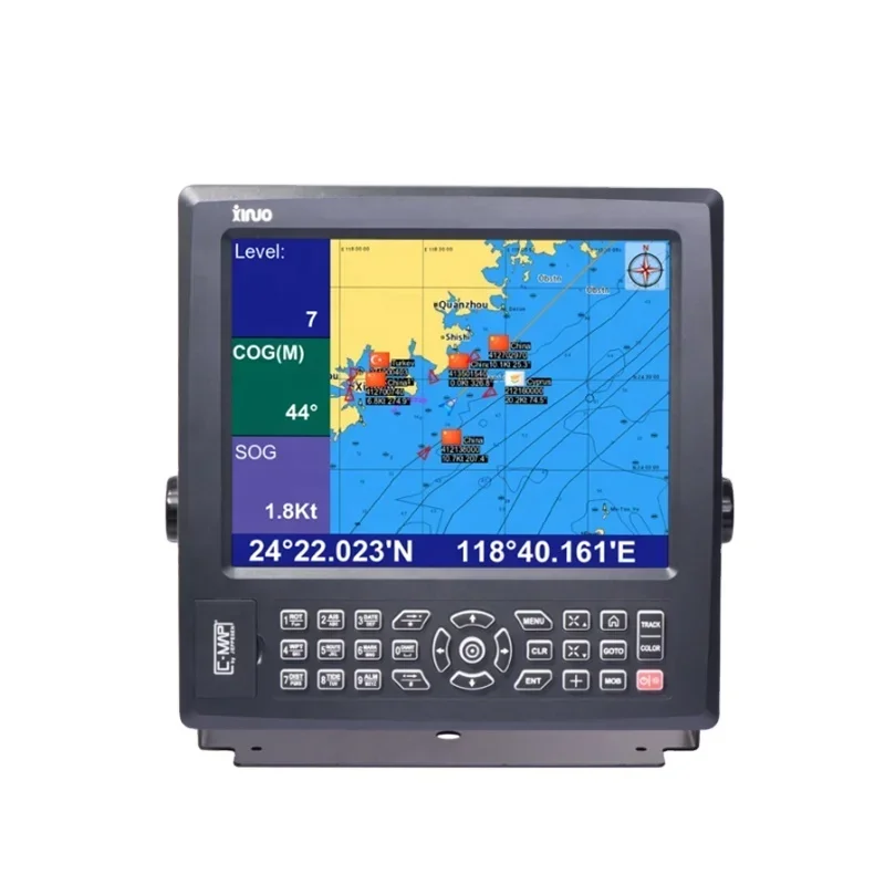 Gps Chart Plotter Ais Class B Combo Xinuo Hm-5912n 12.1' Support C-map Card Marine Electronics Maritime Navigation Communication