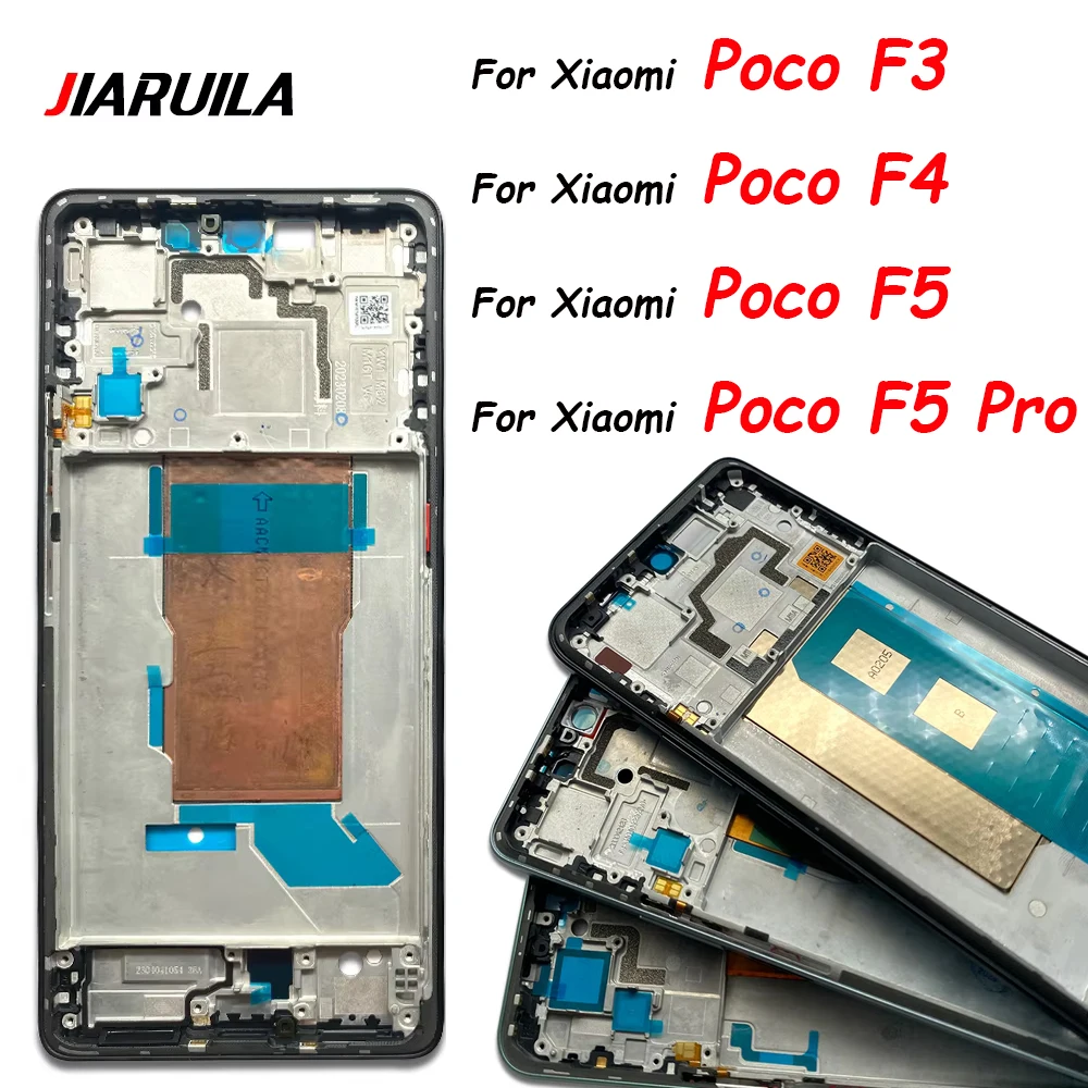 

Front Housing Chassis Plate LCD Display Bezel Faceplate Holder Frame For Xiaomi Poco F3 F4 F5 Pro