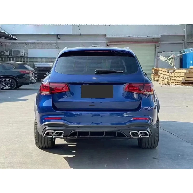 GLC spoiler CAR REAR EXHAUST TAIL LIP  GLC GLS63S  styleHigh Quality Best SellingCar parts X253 body kits view 6