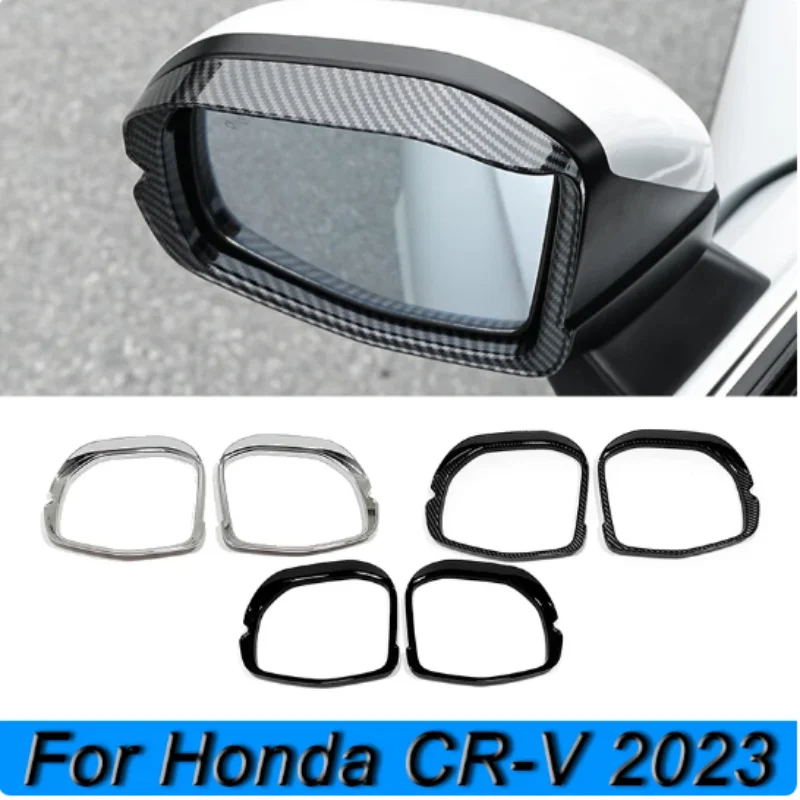 

Rearview Mirror Eyebrow Shield Cover Trims Stickers For Honda CR-V CRV 2023 ABS Car Styling Accessories