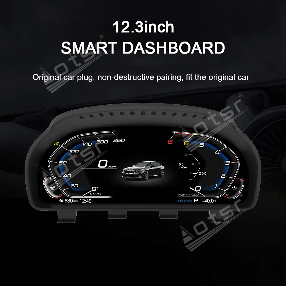 

12.3 Inch New Digital Instrument Cluster For BMW5 GT F07 F10 F11 2009-2016 LCD Multimedia Player Dashboard Speedometer