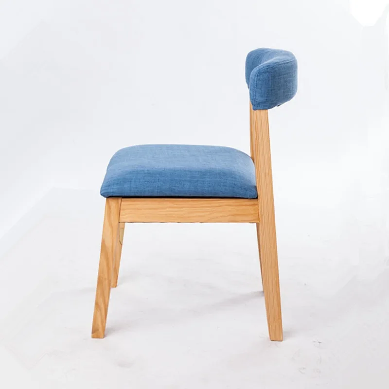 Assembly Modern Simple Backrest Green Interchangeable Dining Table Chair Chair Cover Hotel Dining Chair Home Furniture Wood Chai