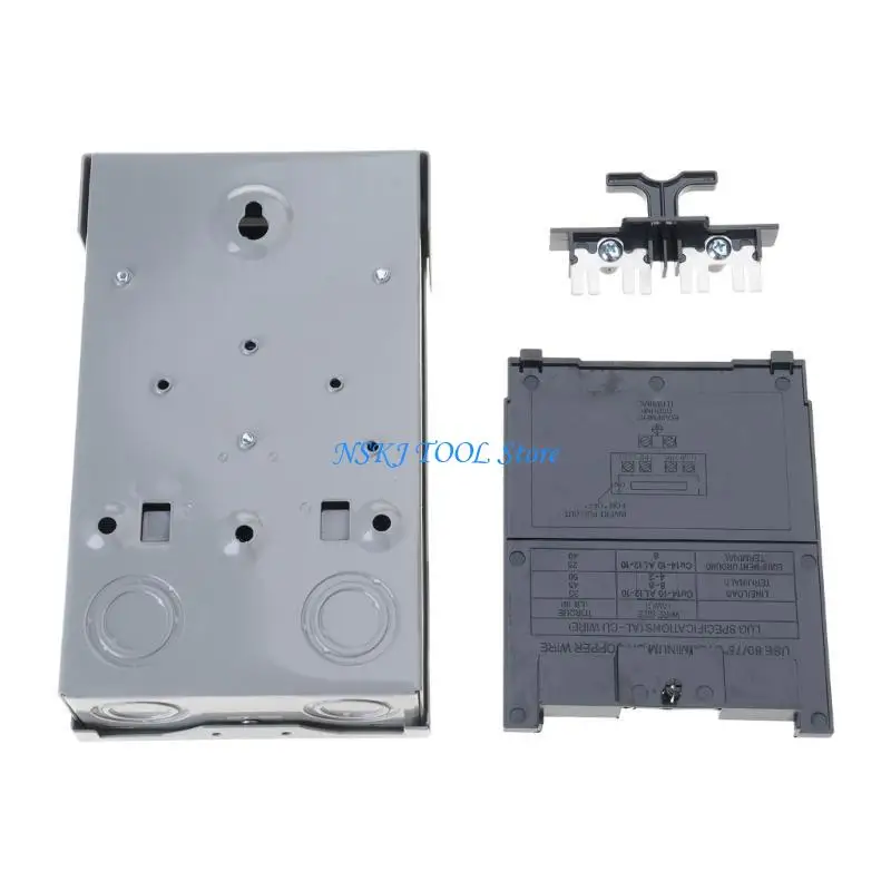 L8RC High Performances 30Amp Outdoor Disconnects Switches Without Fused Sturdy Stainless Steel Materials Box 120/240VAC