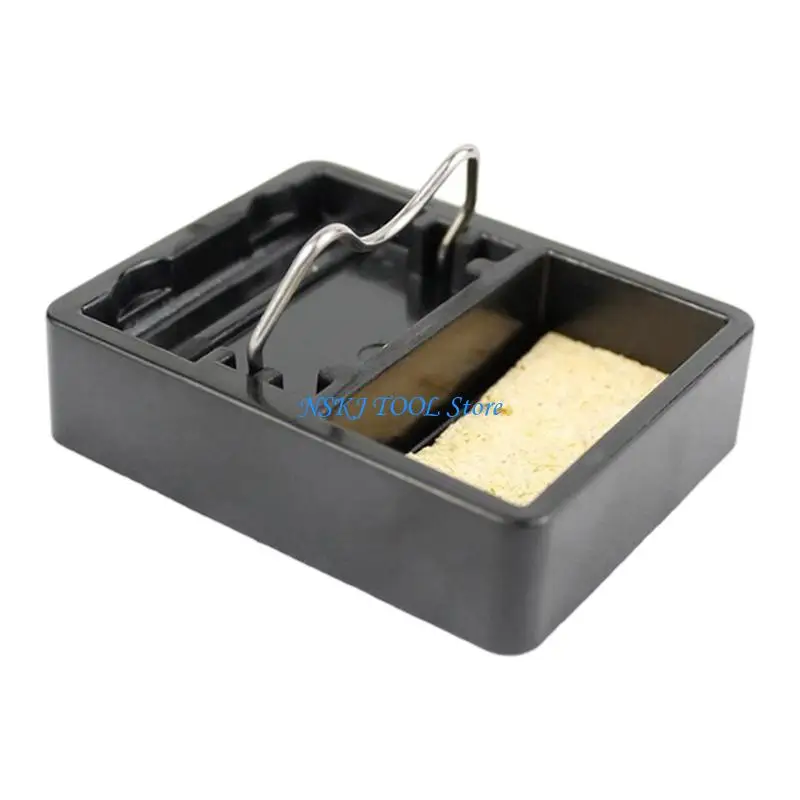 L8RC Square Soldering Iron Holder Heatproof 200°C For Mobile Technicians And Hobbyists