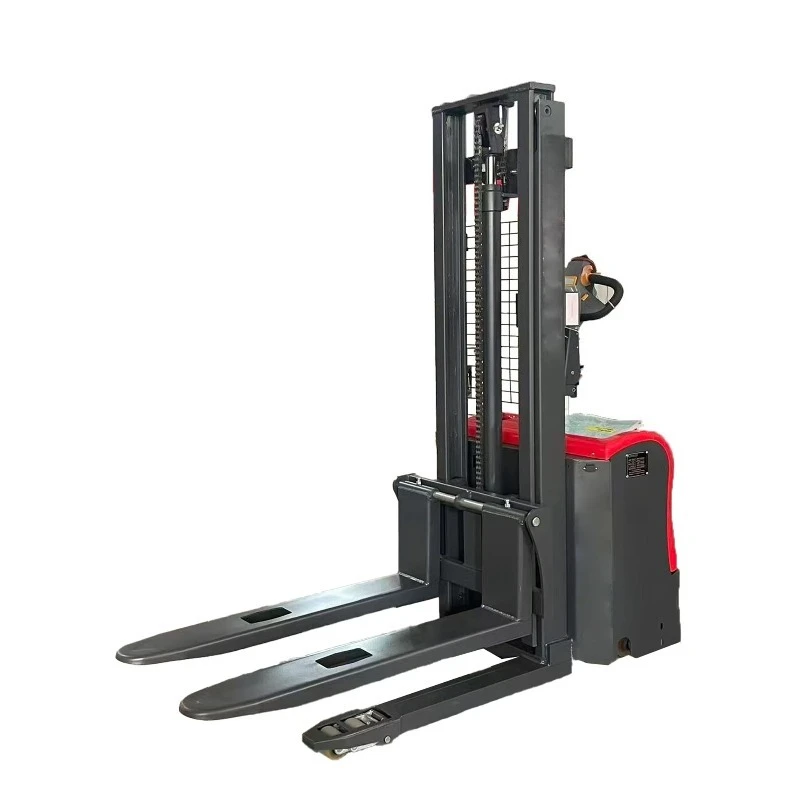 New Stacker with Guard Arms and Anti-Tip Feature, High Stability and One-Year Warranty, Manufacturer Direct Sales