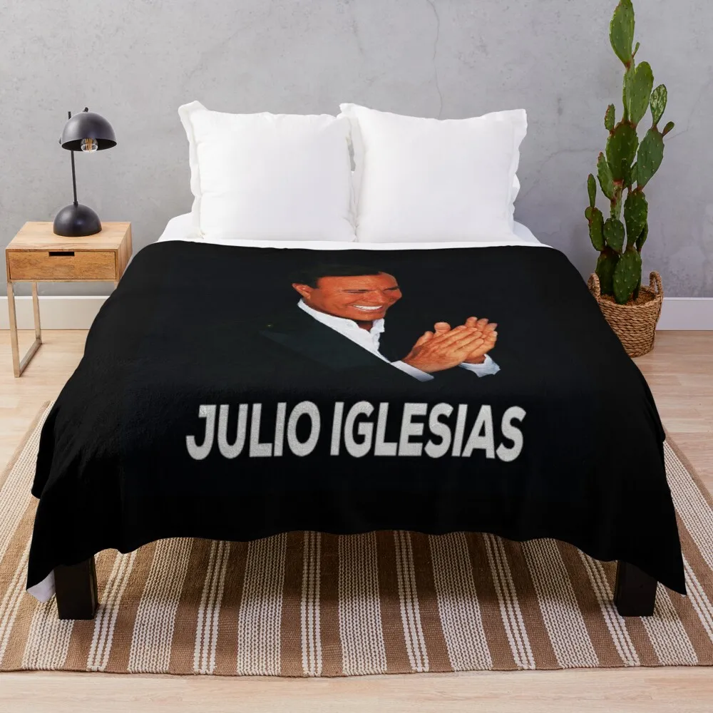 

Best art Julio Iglesias music band Throw Blanket Oversized Throw Blanket