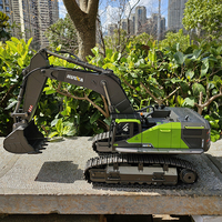 Hot 1593 Rc Engineering Track Huina 22-Channel Multi-Function Screw Drive Alloy Excavator Model  Outdoors Rc Toy Birthday Gifts